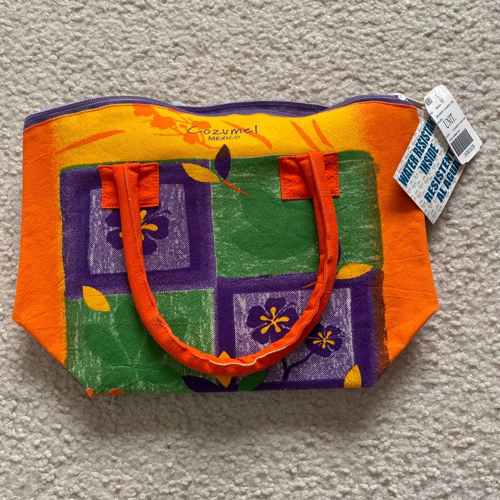 Small beach themed bag